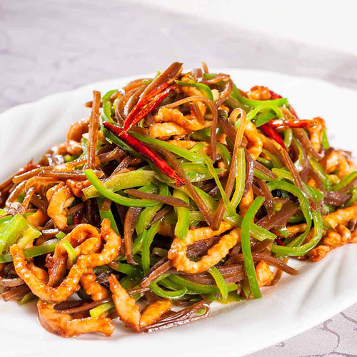 美味的大头菜炒肉