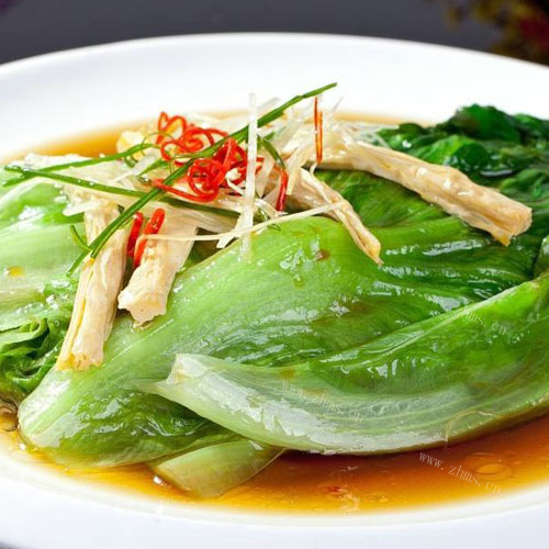 清爽的白灼生菜