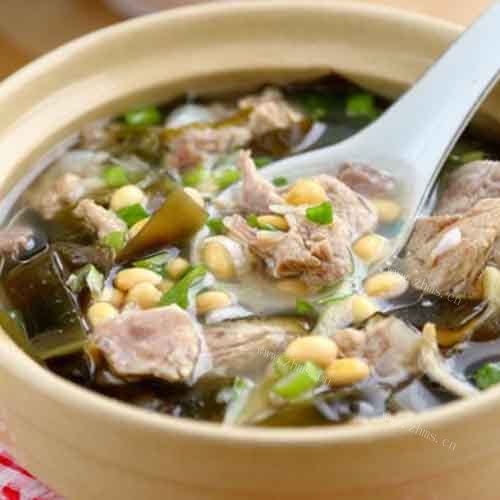 好吃的海带豆芽排骨汤