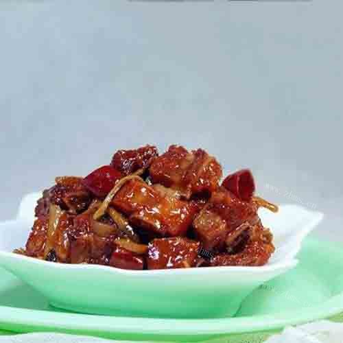 味道不错的腐乳排骨