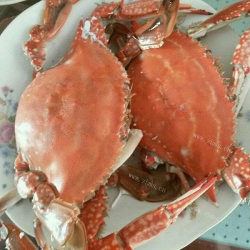 自制面拖梭子蟹