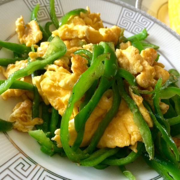 家常菜青椒炒鸡蛋