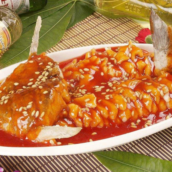 美味的糖醋松鼠鱼