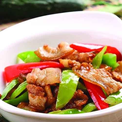 家庭版青椒炒肉的做法