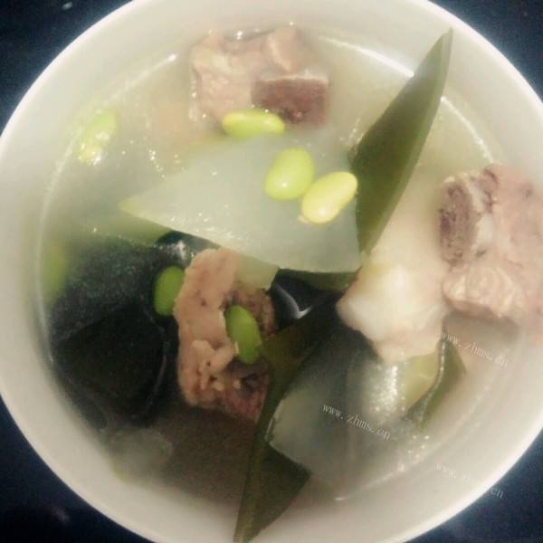 清炖海带豆芽排骨汤