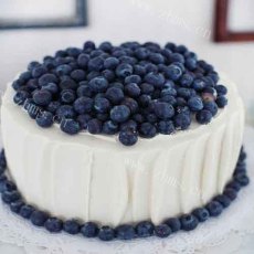 好吃的蓝莓蛋糕