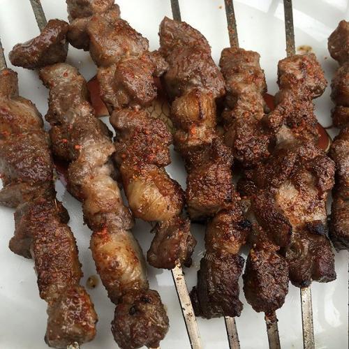 简单的羊肉串的烤法