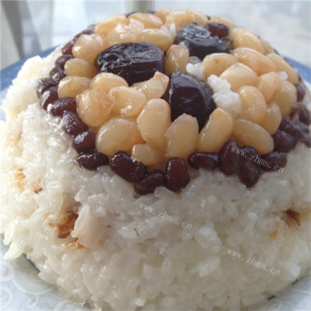 健康紫米八宝饭