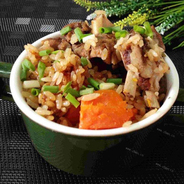 简单的羊肉手抓饭
