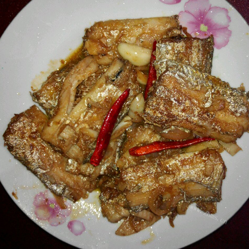鲜嫩的家常刀鱼