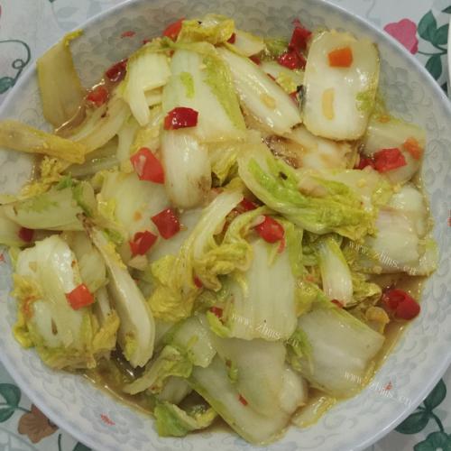家常炒白菜