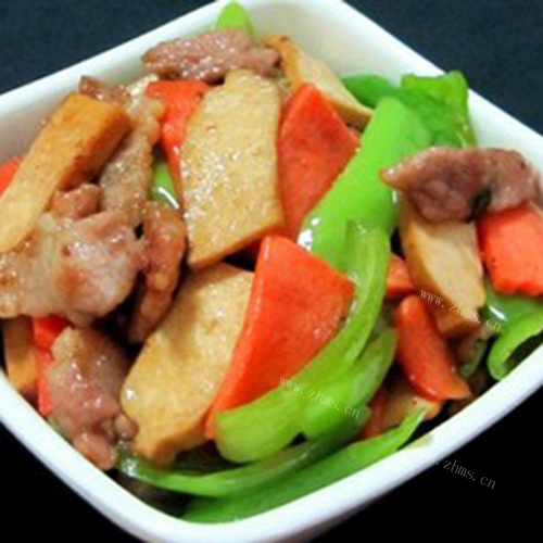 鲜甜胡萝卜炒肉片