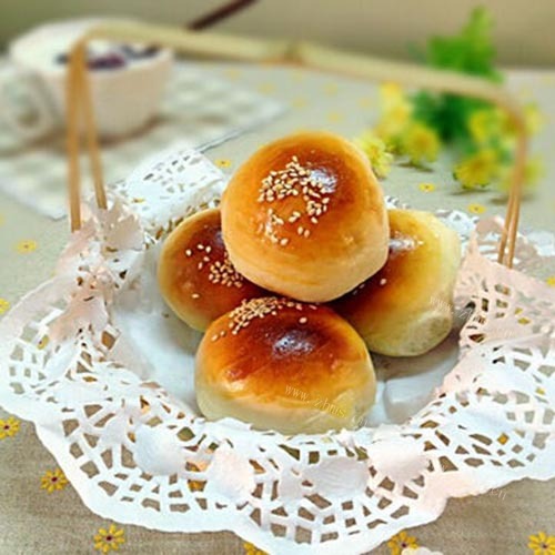 自制肉松小餐包
