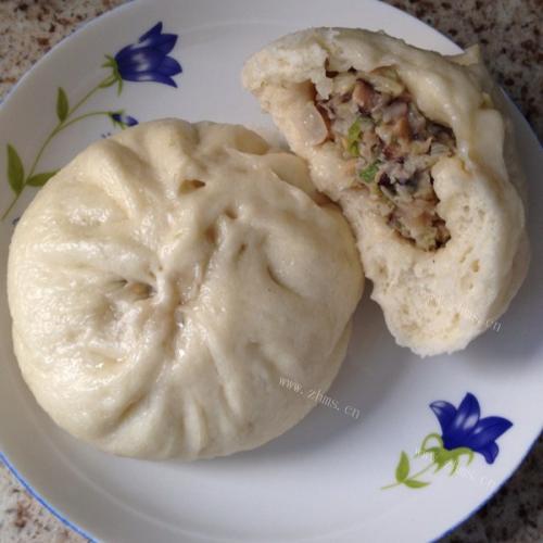 绿色食物菜包子的做法