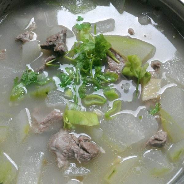 减肥绿豆冬瓜排骨汤