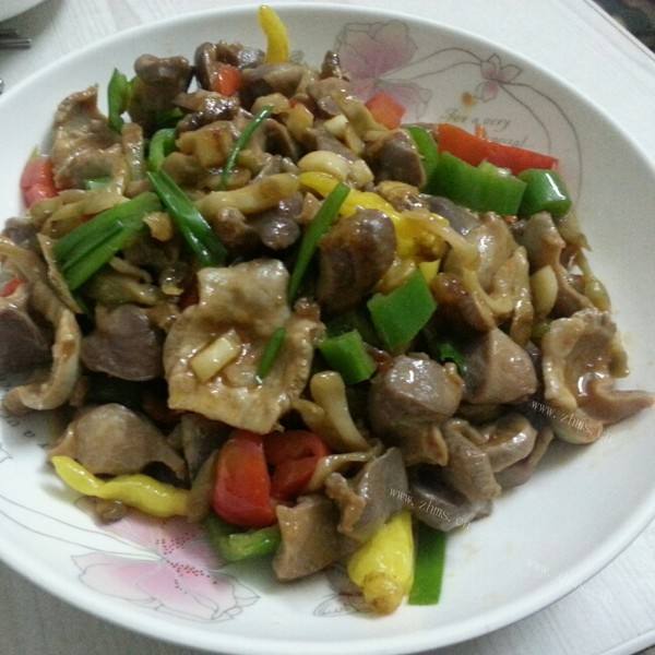 好吃的榨菜鸡胗