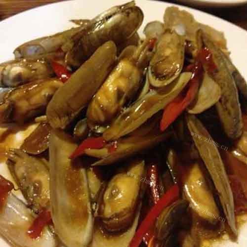 简单版辣炒蛏子