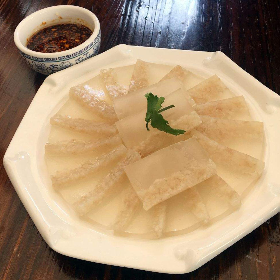自己做的水晶猪皮冻