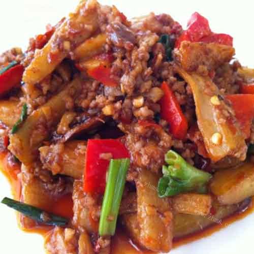 色味俱佳的肉末茄子
