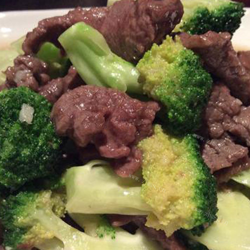 好吃不腻的西兰花炒牛肉