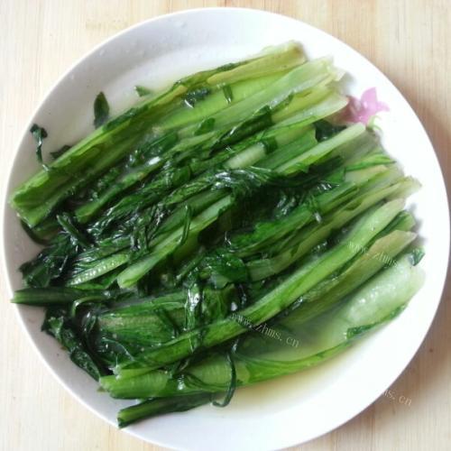 妈妈教我做清炒油麦菜