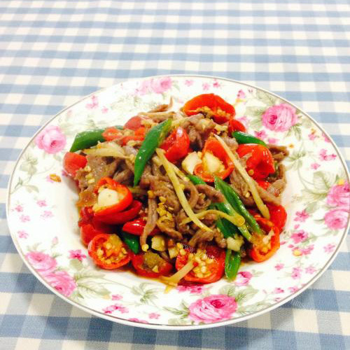 泡椒牛肉丝