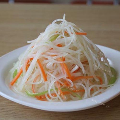 家常菜凉拌萝卜丝