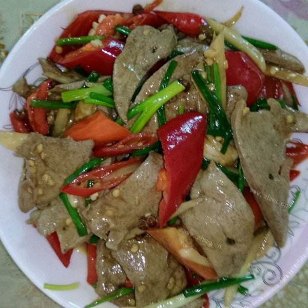 滋补的炒猪肝的做法