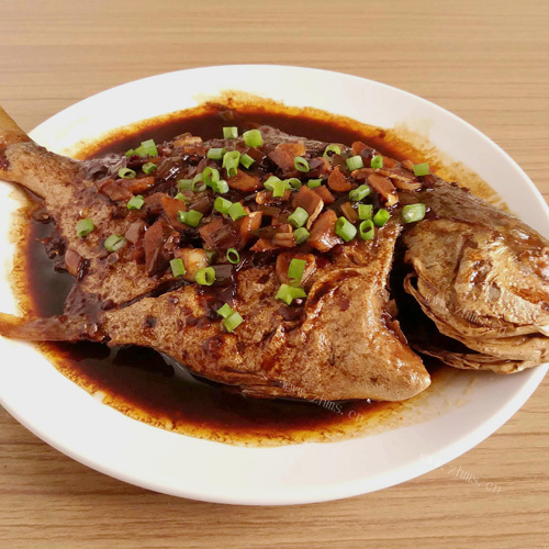 家庭版红烧鲳鱼