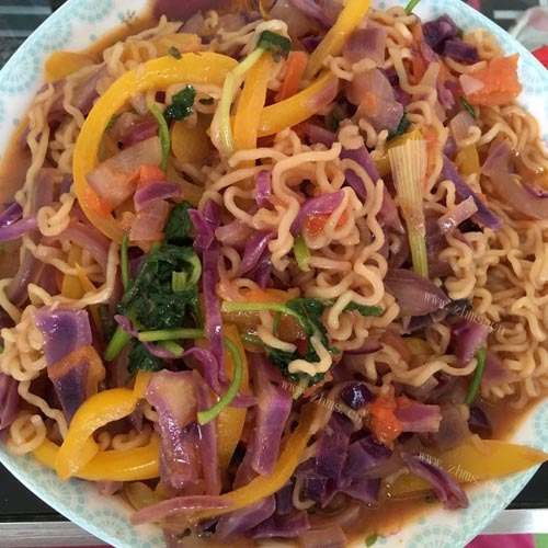 自制炒方便面