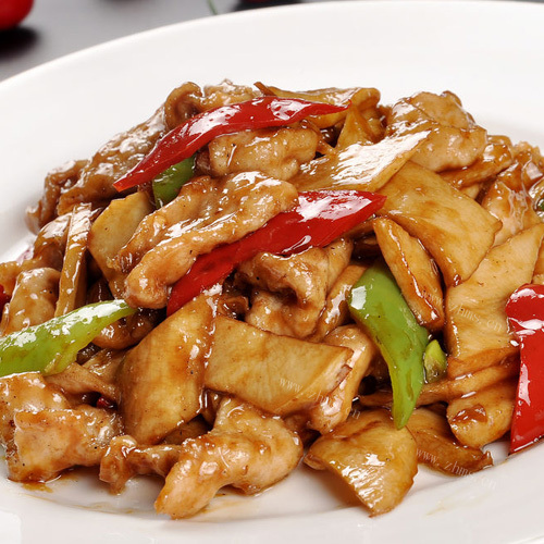 简单易学的杏鲍菇炒肉片