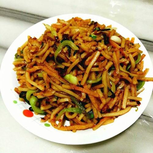 自制炒饼