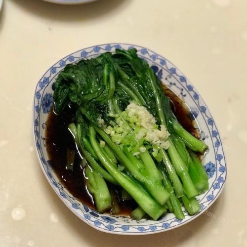家常菜兰白灼西花