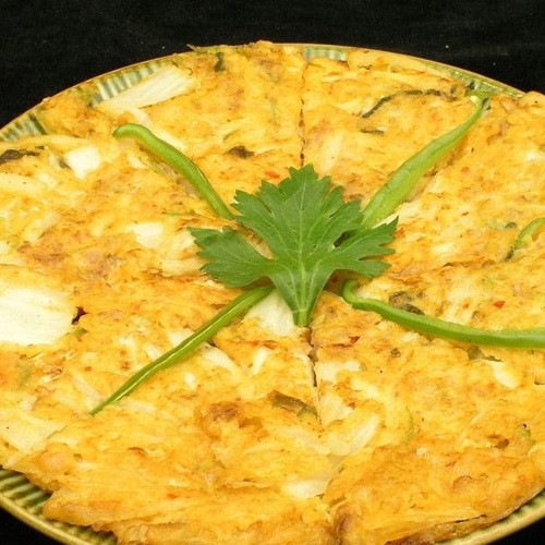 好吃的韩国泡菜饼