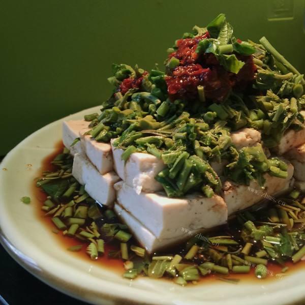 妈妈教我做香椿拌豆腐
