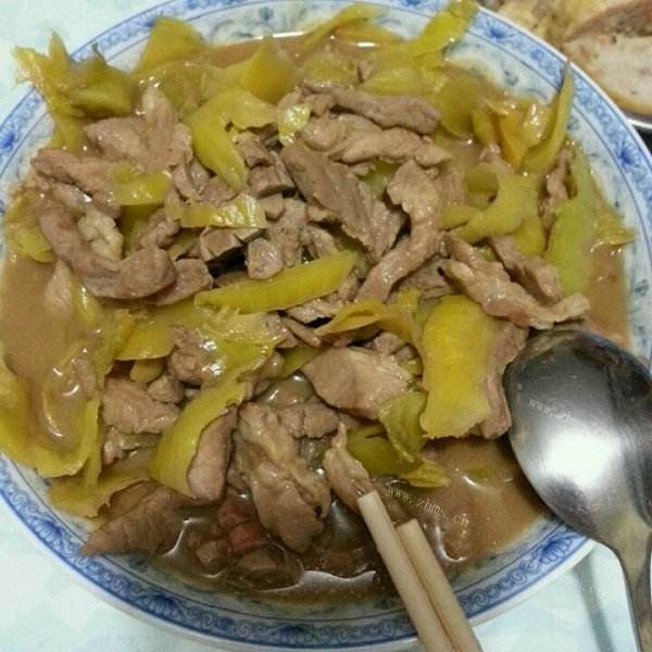 家常咸菜炒肉