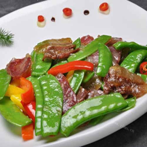 超级好吃的荷兰豆炒肉