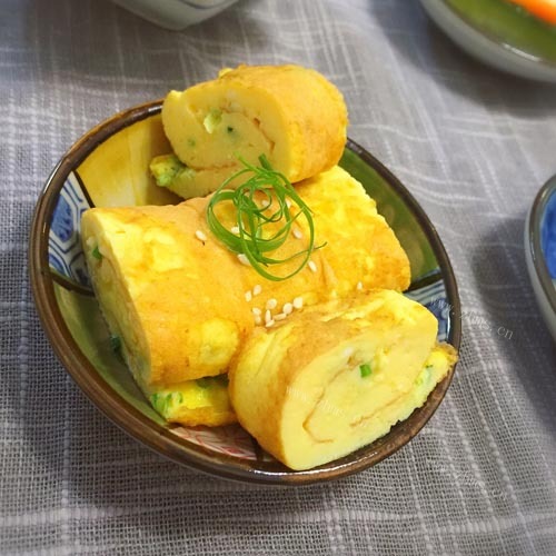 好吃的煎蛋卷