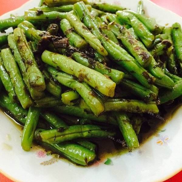 秘制橄榄菜四季豆 