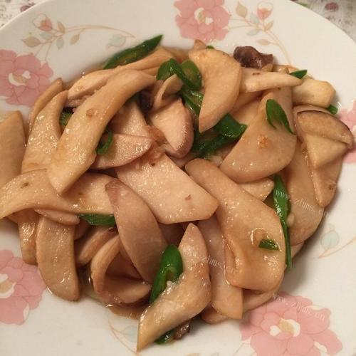 五味俱全的干煸杏鲍菇