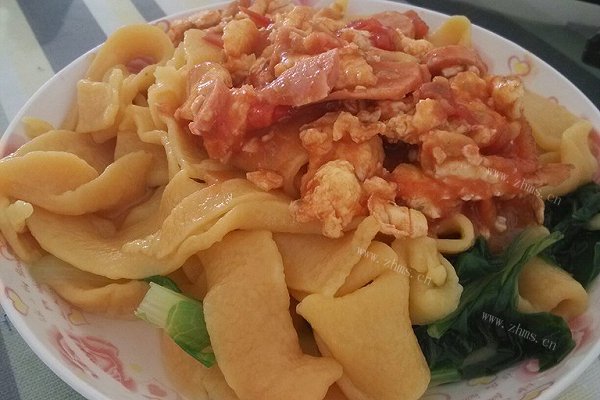 家常胡萝卜蔬菜面