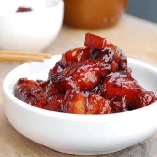 秘制玫瑰腐乳红烧肉