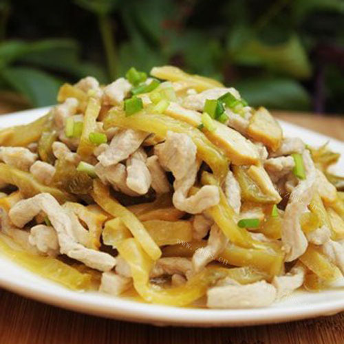 简单版榨菜炒肉丝
