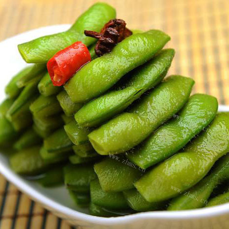 清香的毛豆 