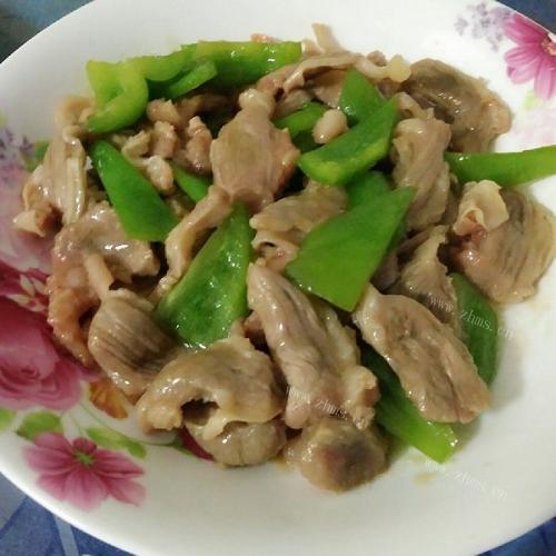 色泽不错的菜椒炒肉