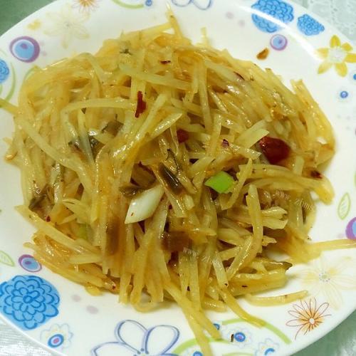 自制香辣土豆丝