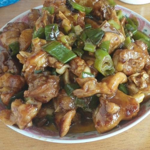 家常炒葱椒鸡