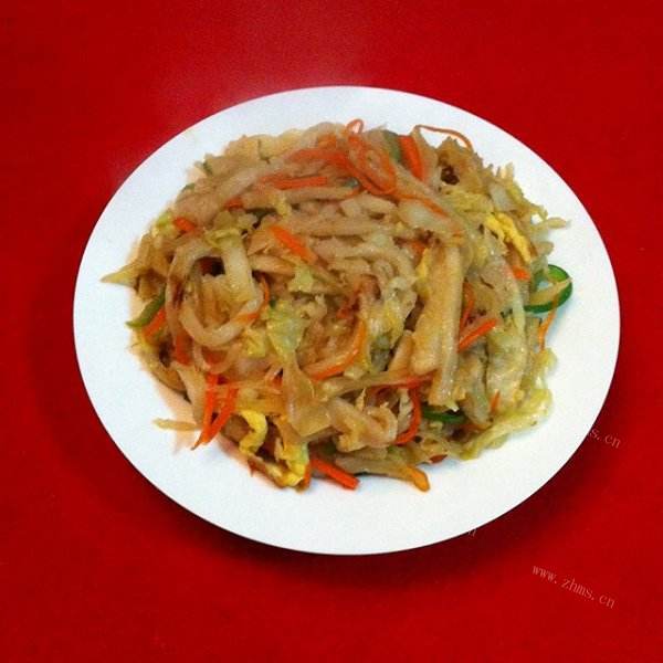 最爱的洋白菜炒饼 