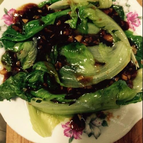 健康好吃的蚝油生菜的做法