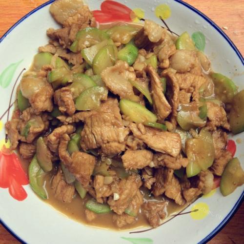 #营养美食#西葫芦炒肉